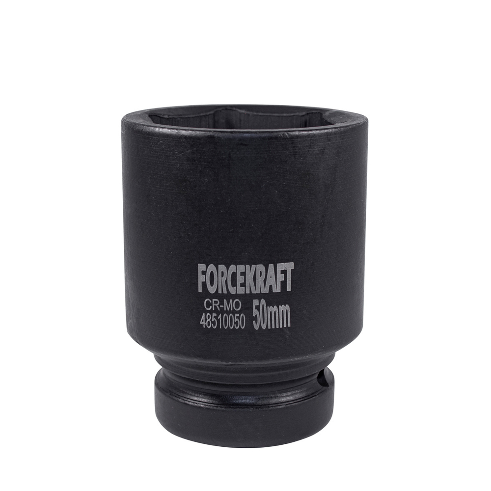 Головка ударная глубокая 1'', 50мм (6гр.) FORCEKRAFT FK-48510050