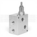 BS3-C2 - Плита монтажная под CETOP03 (DN06) с предохранительным клапаном (20-210 бар, 30 бар/оборот)