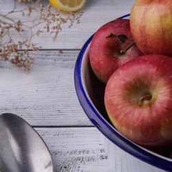 Салатник 1500 мл d 18,6 см h9,4 см Blue Rim эмалированая сталь SUNNEX [1]