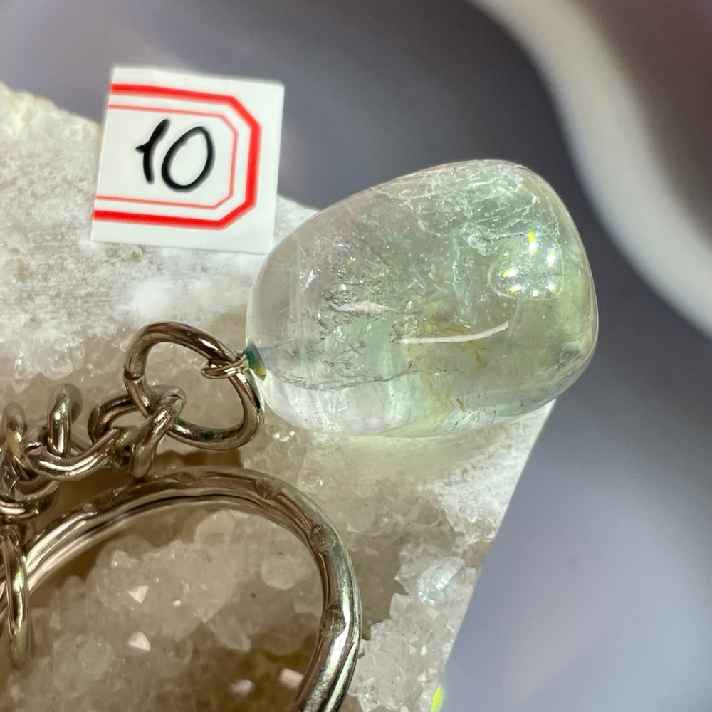 28384 Флюорит брелок галтовка