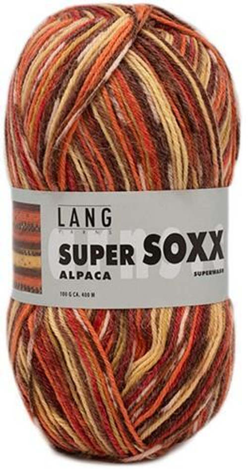 -30% Lang yarns Super Soxx Alpaca 100г / Носочная пряжа с альпакой