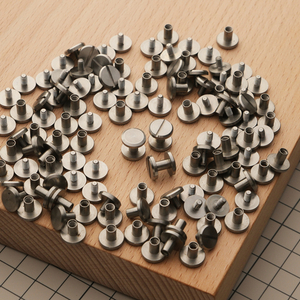 Винт ременной плоский из нержавеющей стали, диаметр 10 мм