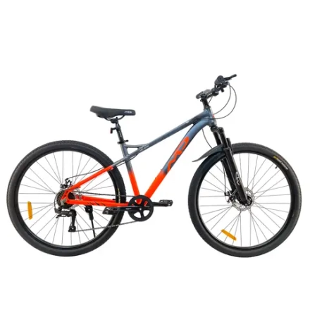 Велосипед Mingdi 29" 8скор (L-Twoo A3, алюминиевая рама) Серо-оранжевый (MD-850-10)