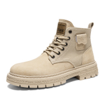 ABCIU Work Boots Unisex High top Khaki