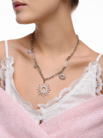 Колье "Sun balance magnet" Silver