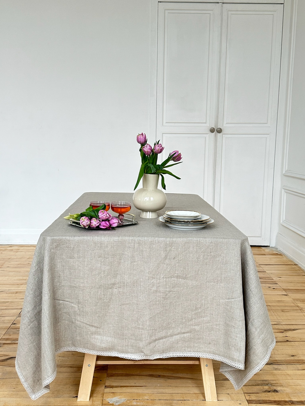 Скатерть изо льна