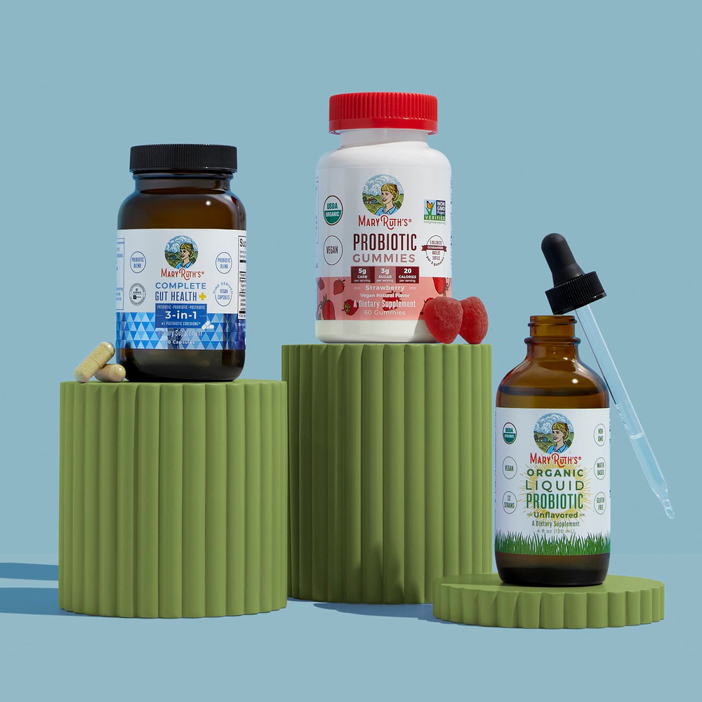 MaryRuth's, Complete Gut Health, 3-в-1, 60 капсул