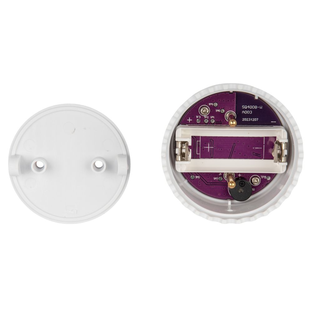 USN-A520 WS-WF WHITE Умный датчик протечки воды Wi-Fi. на батарейке CR123A н-к. Звуковое+PUSH оповещение. Напольный. Белый. Приложение UnielSmart. TM Uniel