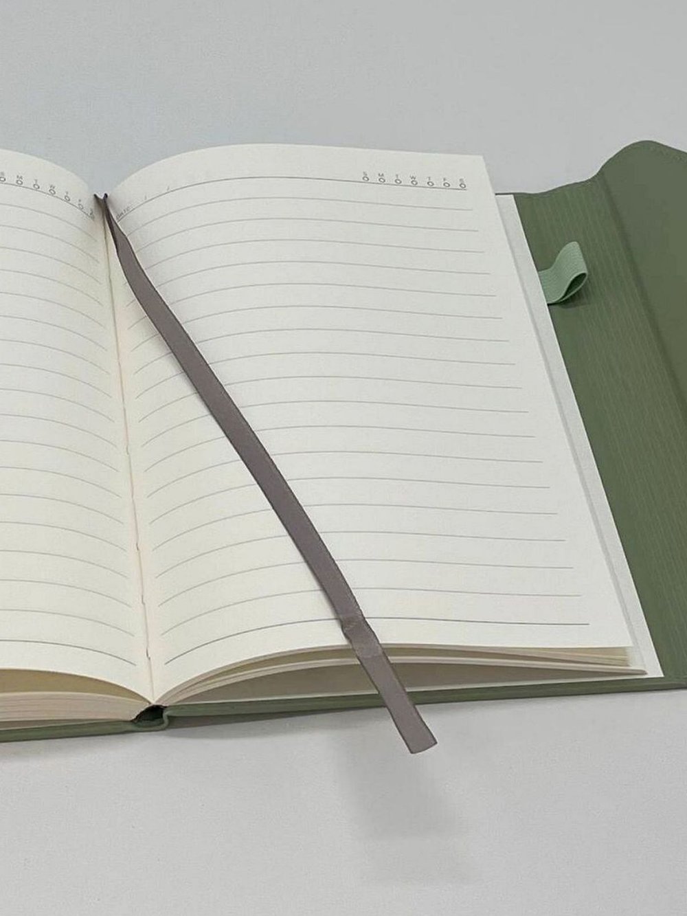 Блокнот А5 конвертом 96 л  в линейку зеленый (30579-2)