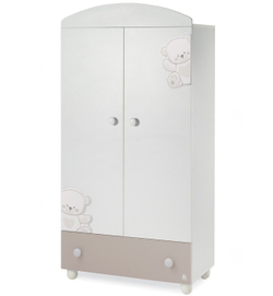 Шкаф Italbaby Jolie белый/шоколад