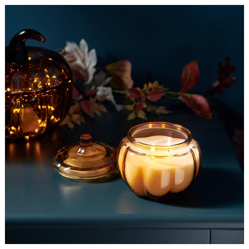 Свеча ароматическая IKEA HOSTAGILLE (ХЕСТАГИЛЛЕ), Коричневый, 40 ч