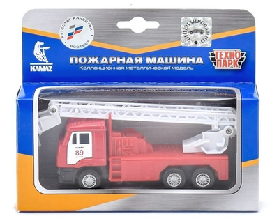 Модель ин. мет. "Камаз. Пожарная машина" 12см. SB-16-22WB (Технопарк)