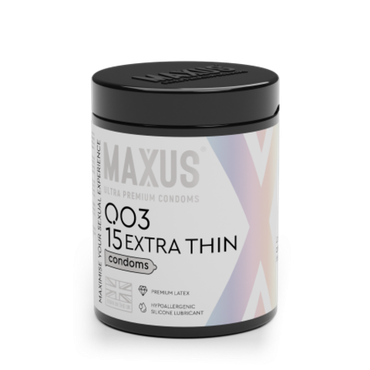 Презервативы MAXUS 003 №15 с железным кейсом, экстремально тонкие X-Edition, 15 шт