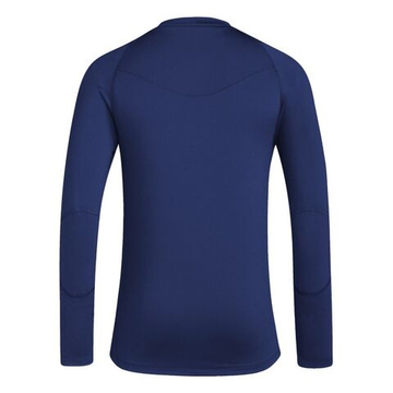 Мужская теннисная футболка с длинным рукавом Adidas Techfit Cold.rdy - tena blue