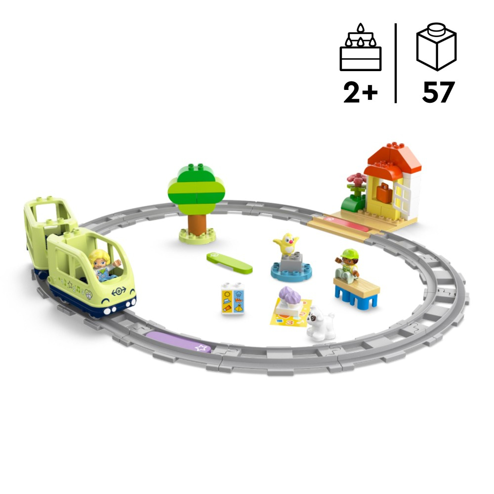 Конструктор LEGO DUPLO Town 10427 Приключение с интерактивным поездом — фото 5
