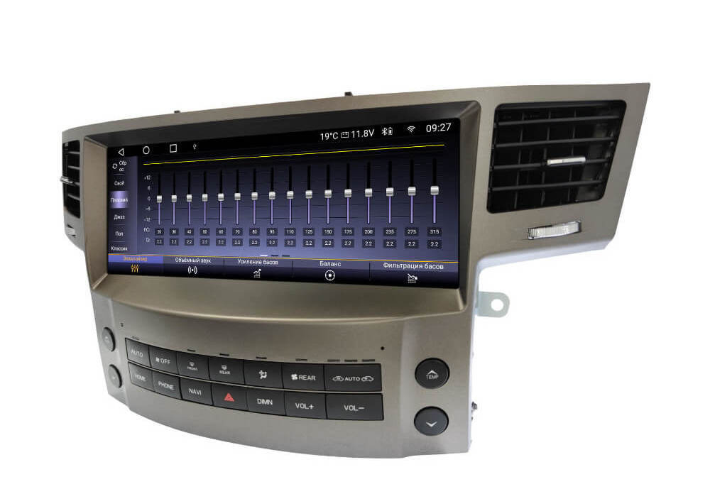 Магнитола для Lexus LX570 2007-2015 - Radiola RDL-LEX-LX08 монитор 12.3" на Android 12, 6Гб+128Гб, CarPlay, 4G SIM-слот