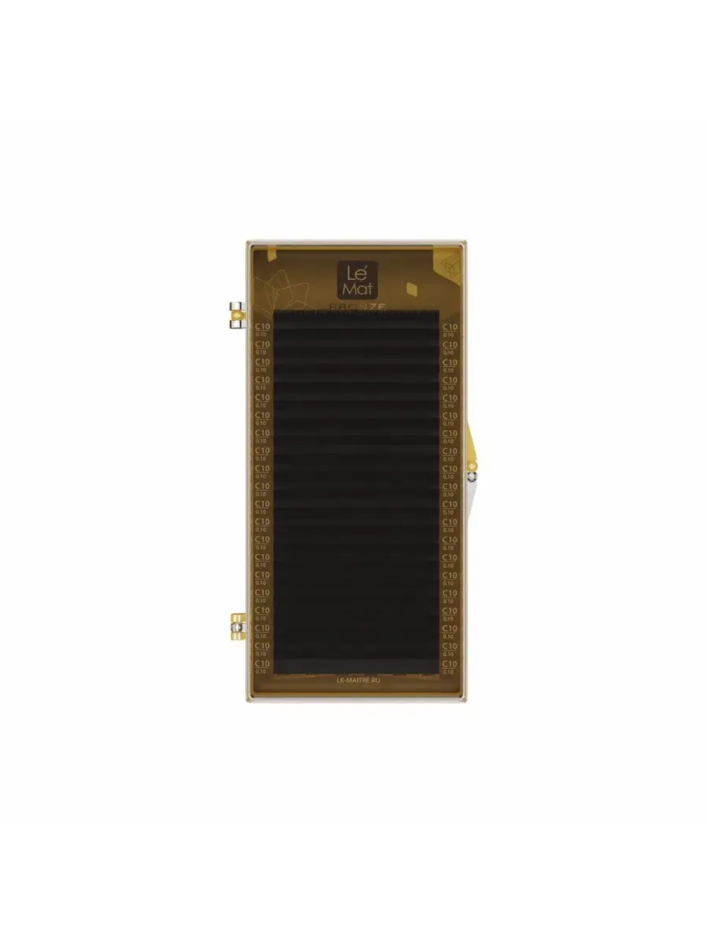 Ресницы Dark chocolate Le Mat микс D 0.07 8-15 мм