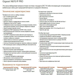 Базовая станция Gigaset N870 IP PRO