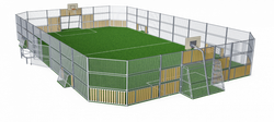 Площадка MUGA, 18x26 – металл/дерево