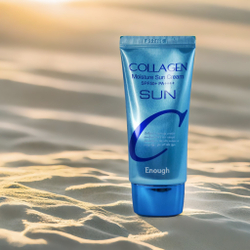 ENOUGH Солнцезащитный крем для лица с коллагеном Collagen Moisture Sun Cream SPF50+ PA++++ 50г