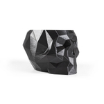 Череп-Ваза для конфет/карандашей, полигональная, 3D печать, черная
