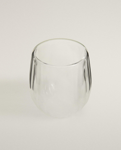 Zara Home стакан из боросиликатного стекла, цвет прозрачный, 6.7 см · 8208/210