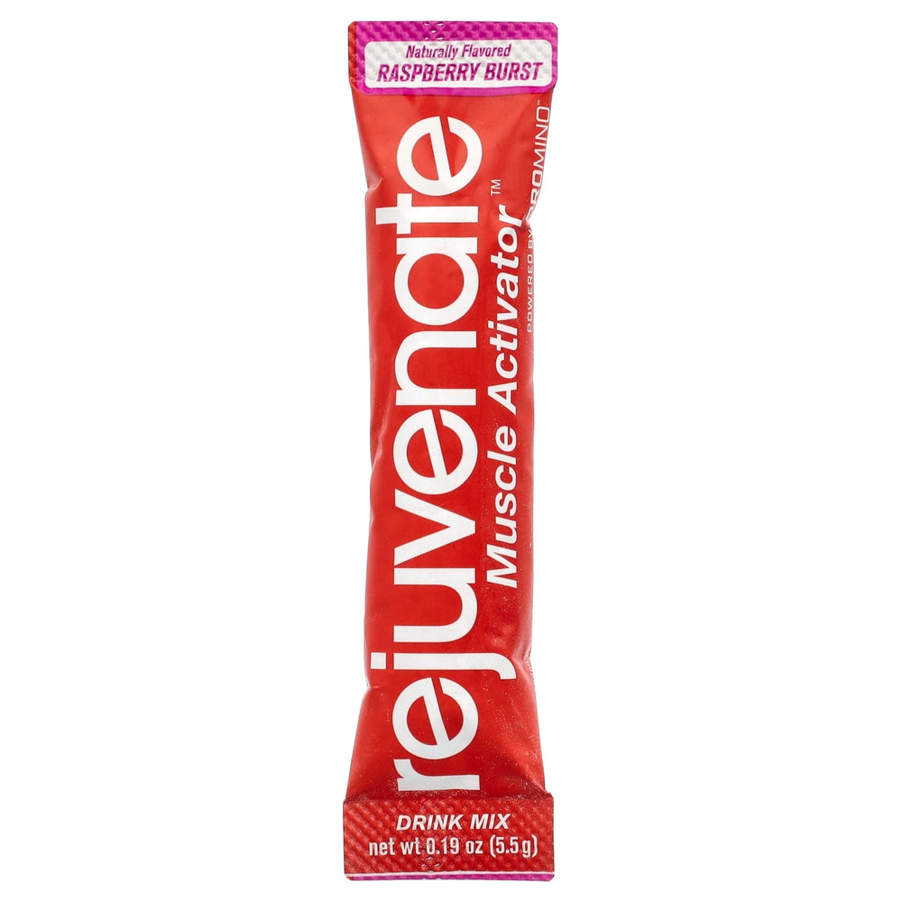 Rejuvenate, Rejuvenate Muscle Activator ™, смесь для напитков, малина, 14 пакетиков по 5,5 г (0,19 унции)