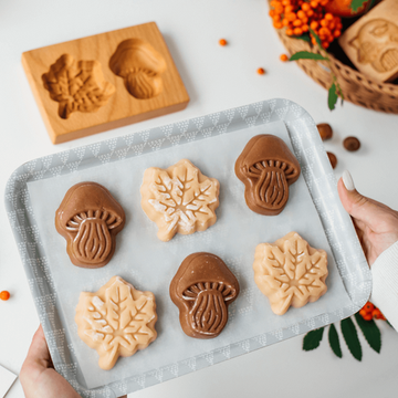 Пряничная форма Грибочек&листочек