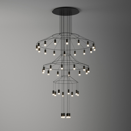 Chandelier  Wireflow 0378 by Vibia