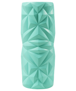 Ролик массажный FA-507, EVA/PP, средняя жесткость, 32,5x12,5 cм, мятный/серый