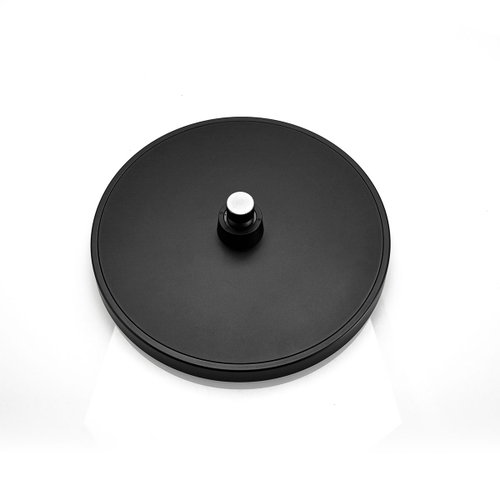 Верхний душ с держателем Vincea  VSHD-42CMB, черный
