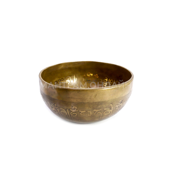 Чаша поющая Лакшми 9 металлов ручная ковка d-12,5 см h-7 см вес от 451 г до 650 г