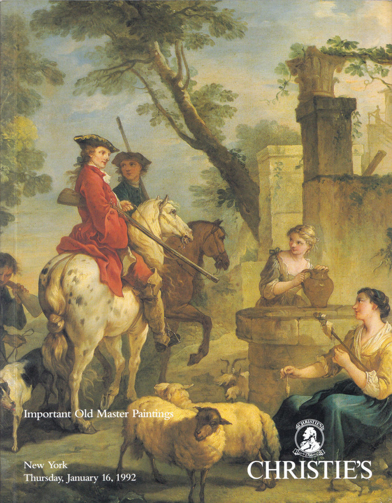 Каталог аукциона Christie's, Нью-Йорк, Живопись старых мастеров от 16 января 1992 года