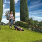 Аккумуляторная газонокосилка WORX WG779E 40В (2 x 2.5 Ач, ЗУ) нож 34 см, WG779E