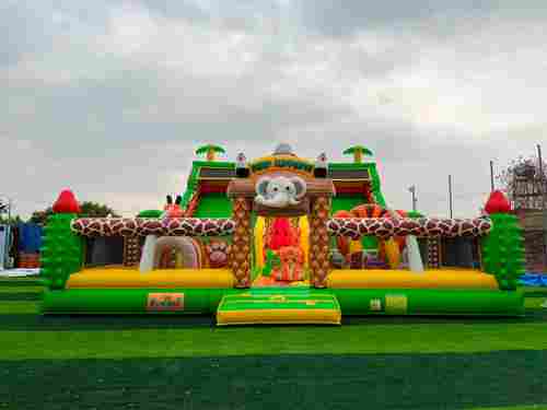 Коммерческий надувной батут «Сафари Ультра», 15*10*7,5 м