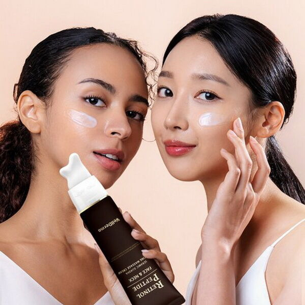 Набор с гуаша для лифтинга и восстановления кожи WellDerma Premium Retinol Peptide Lifting Restore Massage Care Set