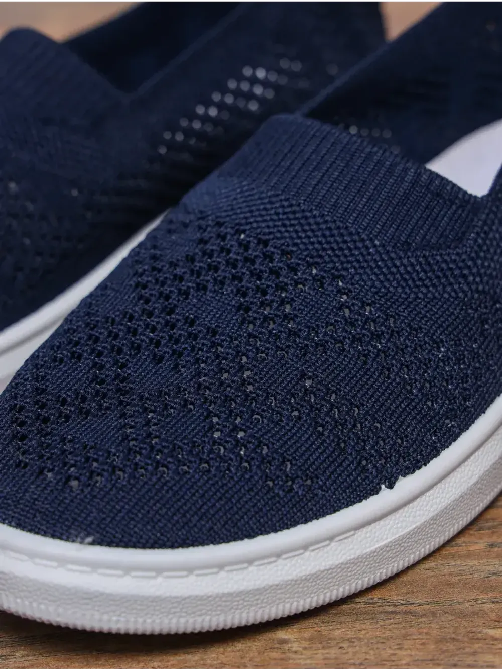 Мокасины летние текстильные