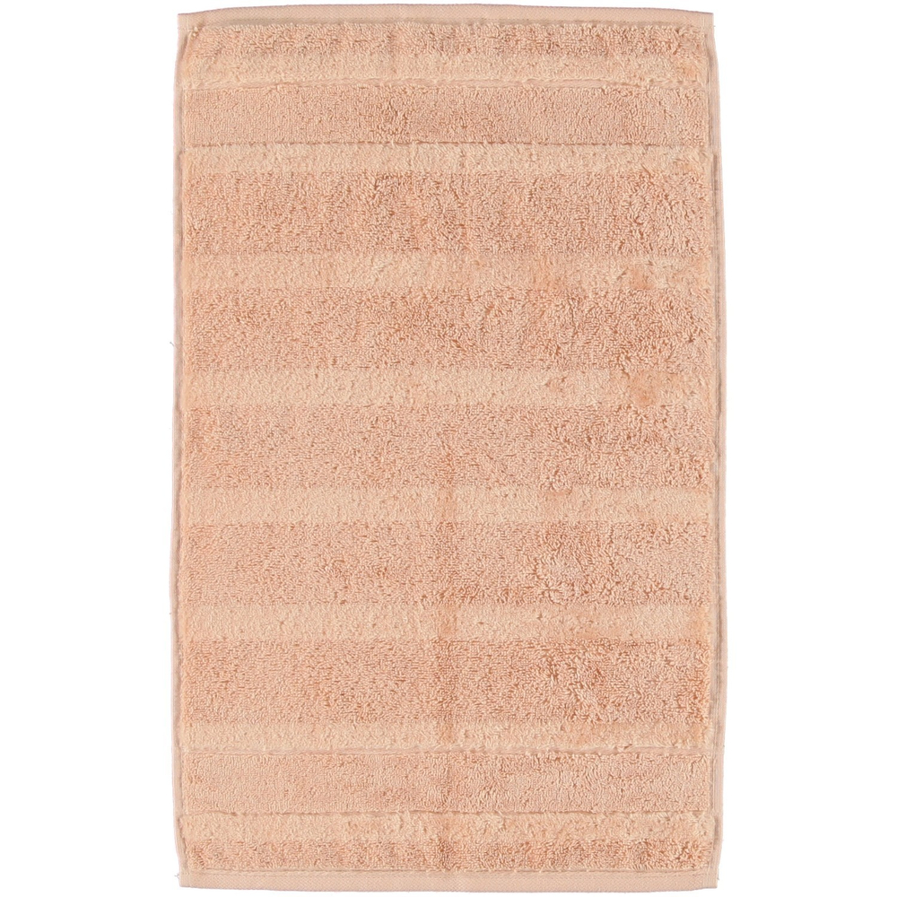 Махровое полотенце Noblesse 1002 персиковое от Cawo Германия