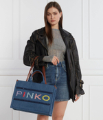 Сумка-шопер SHOPPER DENIM RICAMO LOGO Pinko - голубой(101964 A17T)