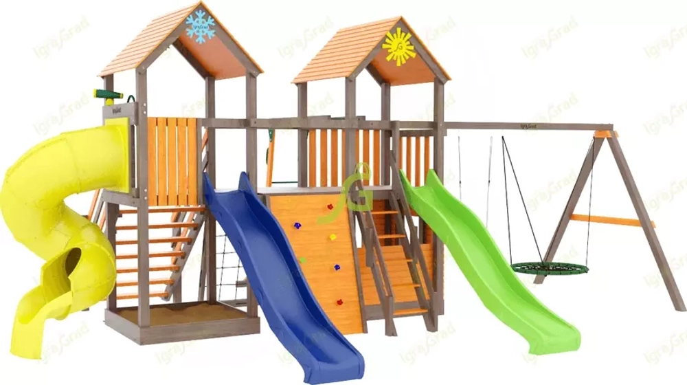 Детская площадка с трубой