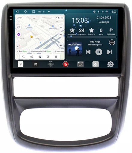 Магнитола для Renault Duster 2010-2015, Nissan Terrano 2014+ - RedPower 359 Android 10, QLED+2K, ТОП процессор, 6Гб+128Гб, CarPlay, SIM-слот
