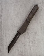 Автоматический складной нож Vespa Marfione Custom Knives Ultratech Hellhound Blackwash M390 119-1DLCBKS (черный-черный)