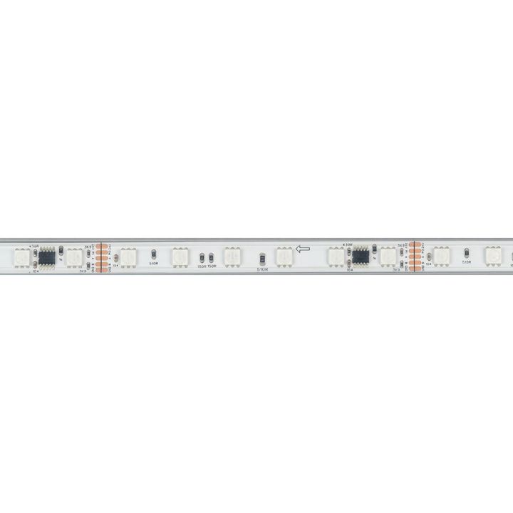 Светодиодная лента герметичная Arlight 14W/m 60LED/m 5060SMD разноцветный 5М DMX-PS-B60-12mm 24V 039182
