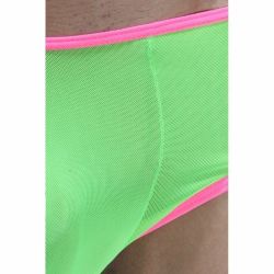 Мужские трусы слипы зеленые Cosmos Colors YS20GP