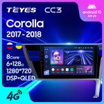 Teyes CC3 10,2" для Toyota Corolla, Auris 2017-2018