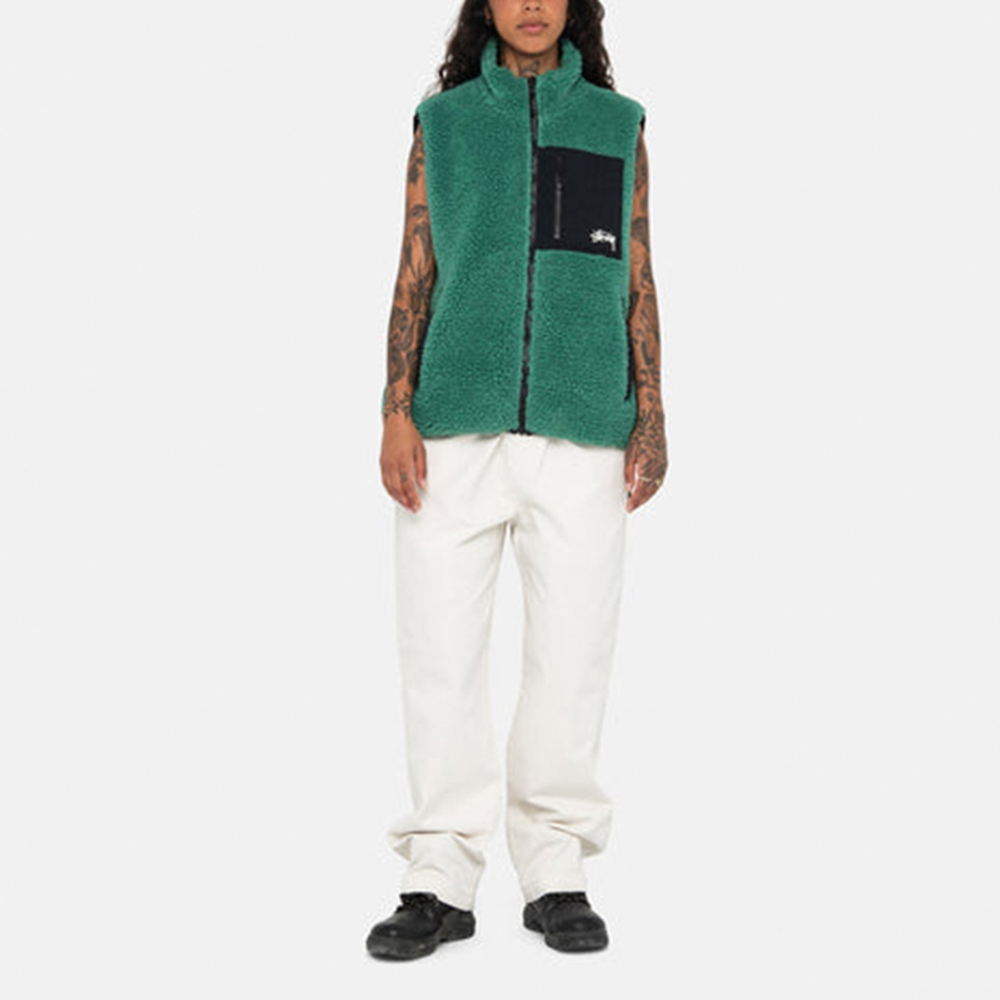 Куртки Stussy FW23 SHERPA REVERSIBLE VEST, 118528