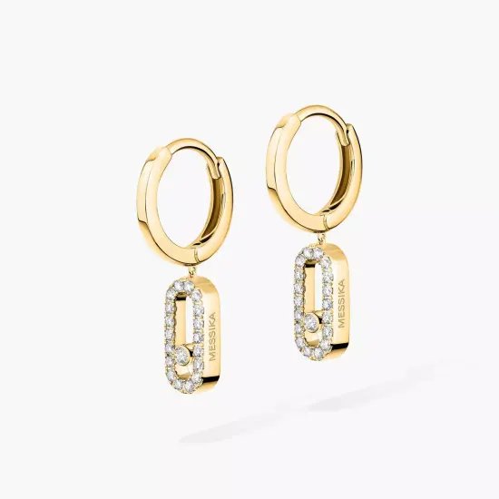 Серьги Messika Move Uno hoop earrings