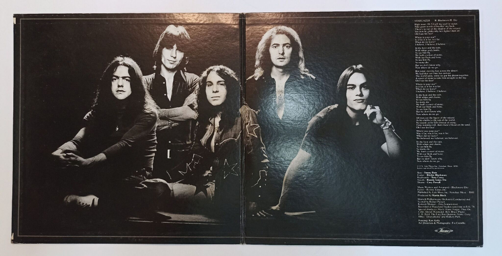 Винтажная виниловая пластинка LP Blackmores Rainbow Rising (Japan 1976) (No Obi)