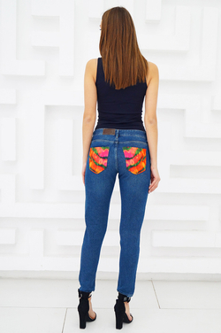 LIGVIANNI Джинсы Animal PRINT Jeans