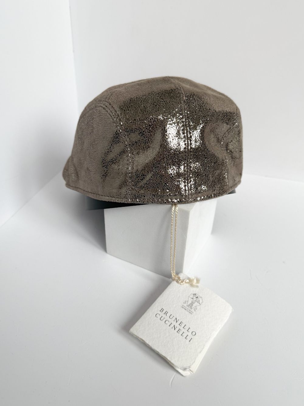 Кожаная кепка Brunello Cucinelli , 116